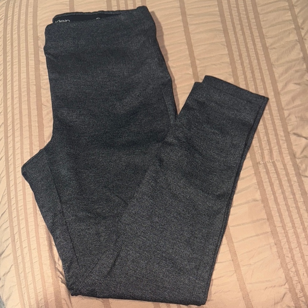 Calvin Klein Gray Ponte Skinny Pants